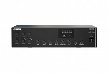 MZA-600 - МР3-плеер-USB-SD-FM-тюнер-усилитель 600 Вт, 3 микр./2 лин. входа, ИК-пульт ДУ, 6 зон