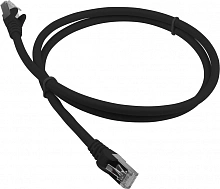 Патч-корд Lanmaster LAN-PC45/S6A-0.5-BK FTP RJ-45 вил.-вилка RJ-45 кат.6A 0.5м черный LSZH