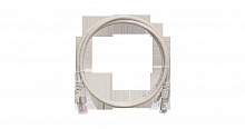 NMC-PC4UD55B-100-C-GY - Коммутационный шнур NIKOMAX U/UTP 4 пары, Кат.5е (Класс D), 100МГц, 2хRJ45/8P8C, T568B, заливной, с защитой защелки, многожильный, BC (чистая медь), 24AWG (7х0,205мм), LSZH нг(А)-HFLTx, серый, 10м