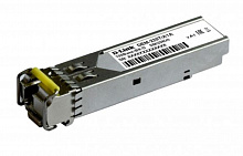 220T/20KM/A1A WDM SFP-трансивер D-Link с 1 портом 100Base-BX-D (Tx:1550 нм, Rx:1310 нм) для одномодового оптического кабеля (до 20 км)