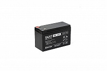 2533 SKAT SB 1207 АКБ свинцово-кислотная тип AGM 12V 7Ач Iзар.2,1 А, ножевые клеммы