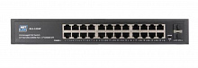 NLS-1226P - Коммутатор NETLAN, неуправляемый, 16*10/100Мбит/с PoE (af/at), 2*10/100/1000Мбит/с RJ45, 1*100/1000Мбит/с SFP, DC52V/4.8A, PoE бюджет 250W