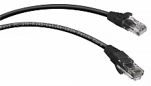 Cabeus PC-UTP-RJ45-Cat.5e-0.15m-BK-LSZH - Патч-корд U/UTP, категория 5е, 2xRJ45/8p8c, неэкранированный, черный, LSZH, 0.15м