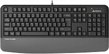 Клавиатура A4Tech Fstyler FK20 серый USB Multimedia (подставка для запястий) (FK20) кабель 1.5м