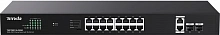 Коммутатор Tenda TEG1120P-16-250W (L2) 18x1Гбит/с 2SFP 16PoE 250W неуправляемый