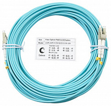 Cabeus FOP-50-LC-LC-10m Шнур оптический duplex LC-LC 50/125 mm OM3 10м LSZH