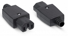Cabeus IEC-320-C13 - Вилка С13 разборная, 10А, 250 V, черная