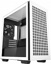 Корпус Deepcool CH370 белый без БП mATX 7x120mm 4x140mm 2xUSB3.0 audio bott PSU