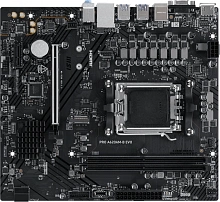 Материнская плата MSI PRO A620AM-B EVO Socket AM5 AMD A620A 2xDDR5 mATX AC`97 8ch(7.1) 2.5Gg RAID+VGA+HDMI