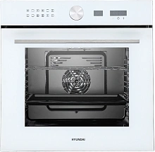 Духовой шкаф Электрический Hyundai HEO 6745 WG белый/серебристый