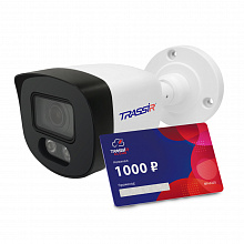 Комплект облачного видеонаблюдения: Камера TR-D2B5 v3 (D) 2.8 + Облако 1000