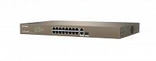 IP-COM F1218P-16-250W - Коммутатор Web smart PoE с 16 100Мбит портами PoE (максимальная мощность PoE 250 Вт)