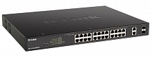 DGS-1100-26MPPV2/A3A Настраиваемый L2 коммутатор с 24 портами 10/100/1000Base-T и 2 комбо-портами 1000Base-T/SFP (порты 1-24 PoE 802.3af/at, порты 21-24 PoE 802.3bt, PoE-бюджет 525 Вт)
