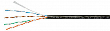 Cabeus UTP-4P-Cat.5e-SOLID-BK - Кабель витая пара Cabeus UTP (U/UTP), категория 5e, 4 пары 0,51мм (24 AWG), одножильный, черный (305 м)