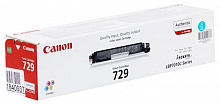 Картридж лазерный Canon 729C 4369B002 голубой бар.в компл. (1000стр.) для Canon i-Sensys LBP-7010C/7018C