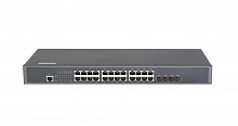 GL-SW-G201-28TC - Управляемый коммутатор L2+ NIKOMAX 24 BASE-T 1000Mb/s портов, 4 1/10G SFP+, 1 Console. 1U 19", 220В
