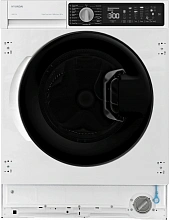 Стиральная машина Hyundai WMD7228 класс:B загрузка до 8кг отжим:1400об/мин белый инвертор