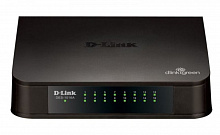 DES-1016A/E2A Неуправляемый коммутатор D-Link с 16 портами 10/100Base-TX и функцией энергосбережения