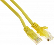Патч-корд Premier PP12-2M/Y 1000Гбит/с UTP 4 пары cat.5E CCA molded 2м желтый RJ-45 (m)-RJ-45 (m)