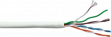 Кабель информационный Lanmaster LAN-5EUTP-PT-LSZH-WH кат.5E UTP 4 пары 24AWG LSZH внутренний 305м белый