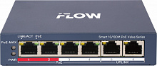 F-SW-EM206POE-VM/L - настраиваемый коммутатор Value СЕРИЯ (100М PoE) Смарт-управляемый, iFLOW