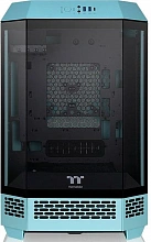 Корпус Thermaltake The Tower 300 Turquoise голубой без БП mATX 8x120mm 6x140mm 2xUSB3.0 audio bott PSU