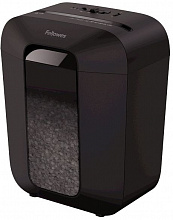 Шредер Fellowes PowerShred LX50 черный (секр.P-4) фрагменты 9лист. 17лтр. скрепки скобы пл.карты