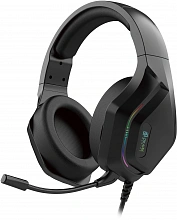Наушники с микрофоном Оклик HS-L600G черный 2.2м мониторные USB оголовье (1939588)