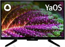 Телевизор LED Yuno 24" ULX-24TCS221 Яндекс.ТВ черный HD 60Hz DVB-T2 DVB-C DVB-S DVB-S2 USB WiFi Smart TV (RUS)