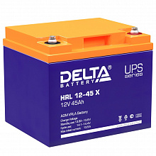 HRL 12-45 X - Аккумуляторная батарея Delta 12В/45Ач