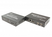 TA-HiKMP+RA-HiKMP - Комплект для передачи HDMI OSNOVO, USB(клавиатура и мышь), ИК управления и питания по кабелю витой пары (HDBaseT). Расстояние передачи до 40м (4K2K(30Гц)), до 70м (1080p). Поддержка технологии Power over HDBaseT(PoH). Поддержка HDMI 1.