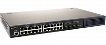 SW-8244/LST(370W) - Управляемый L2+ стекируемый PoE коммутатор Gigabit Ethernet на 24 RJ45 PoE + 4 x SFP uplink порта. Порты: 4 x GE (10/100/1000Base-T) с PoE (до 60W) + 20 x GE (10/100/1000Base-T) с PoE (до 30W), 4 x GE SFP. Встроенная грозозащита коммун