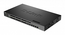 DXS-3410-32SY/A1A - Управляемый L3 стекируемый коммутатор D-Link с 28 портами 10GBase-X SFP+ и 4 портами 25GBase-X SFP28
