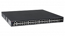 QSW-4700-52TX-POE Коммутатор QTECH управляемый стекируемый уровня L3 с поддержкой PoE 802.3af/at, 48 портов 10/100/1000 BASE-T, 4 порта 10GbE SFP+, 4K VLAN, 32K MAC адресов, конс. порт, 1 MGMT, 1 порт USB 2.0, 2 БП (поставляются отдельно)