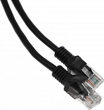 Патч-корд Premier PP12-2M/BK 1000Гбит/с UTP 4 пары cat.5E CCA molded 2м черный RJ-45 (m)-RJ-45 (m)