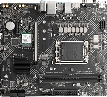 Материнская плата MSI PRO H610M-G WIFI DDR4 Soc-1700 Intel H610 2xDDR4 mATX AC`97 8ch(7.1) GbLAN+VGA+HDMI+DP