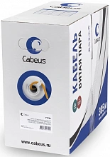 Кабель информационный Cabeus UTP-4P-Cat.5e-SOLID-LSZH кат.5E U/UTP 4 пары LSZH внутренний 305м оранжевый