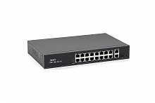 4075 SKAT PoE-16E-2G-1S коммутатор PoE Plus, мощность 150Вт, порты:16-Ethernet, 1-Uplink, 1-COMBO