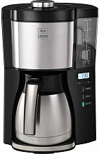Кофеварка капельная Melitta Look V Therm Timer Black Filter 1000Вт черный/нержавеющая сталь