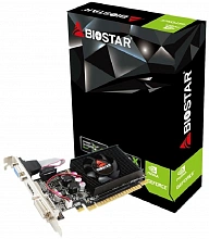 Видеокарта Biostar PCI-E 2.0 GeForce GT610 NVIDIA GeForce GT 610 2Gb 64bit DDR3 700/1333 DVIx1 HDMIx1 CRTx1 HDCP Ret low profile