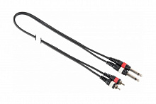 DUL003/1M - Шнур Jack x 2 – RCA x 2, длина 1 м