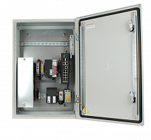 OS-46TB1(SW-80822/ILR) - Коммутатор Osnovo Уличный управляемый (L2+) на 12 портов с термостабилизацией и резервным питанием на базе уличной станции OSNOVO OS-46TB1. Порты: 2xGE (10/100/1000Base-T) с PoE BT (до 90W) + 6xGE (10/100/1000Base-T) с PoE (до 30W