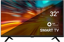Телевизор LED SunWind 32" SUN-LED32XS300 Яндекс.ТВ черный HD 60Hz DVB-T DVB-T2 DVB-C DVB-S DVB-S2 USB Smart TV