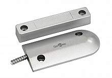 ST-DM146NC-SL - Магнитоконтактный датчик, НЗ, накладной для металлических дверей, металлорукав, зазор 60 мм