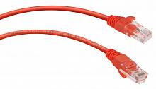 Cabeus PC-UTP-RJ45-Cat.5e-1.5m-RD - Патч-корд U/UTP, категория 5е, 2xRJ45/8p8c, неэкранированный, красный, PVC, 1.5м