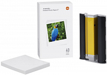Фотобумага Xiaomi Instant Photo Paper 3" BHR6756GL A7/273г/м2/40л./белый глянцевое гладкая для термической печати