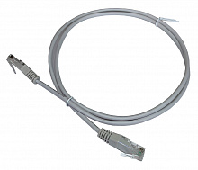 Патч-корд Lanmaster TWT2-45-45-3.0-GY RJ-45 вил.-вилка RJ-45 кат.5E 3м серый ПВХ