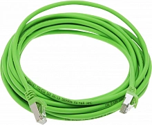 Патч-корд ITK PC02-C5EFL-5M FTP RJ-45 вил.-вилка RJ-45 кат.5E 5м зеленый LSZH (уп.:1шт)