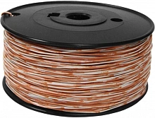 Кабель кроссировочный Lanmaster TWT-CRS1PAIR-OR U/UTP 1 пара 24AWG PVC внутренний 500м оранжевый