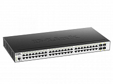 DGS-3000-52L/B1A Управляемый L2 коммутатор с 48 портами 10/100/1000Base-T и 4 портами 1000Base-X SFP